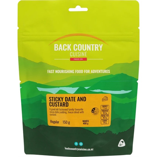 Back Country Dessert: Sticky Date And Custard